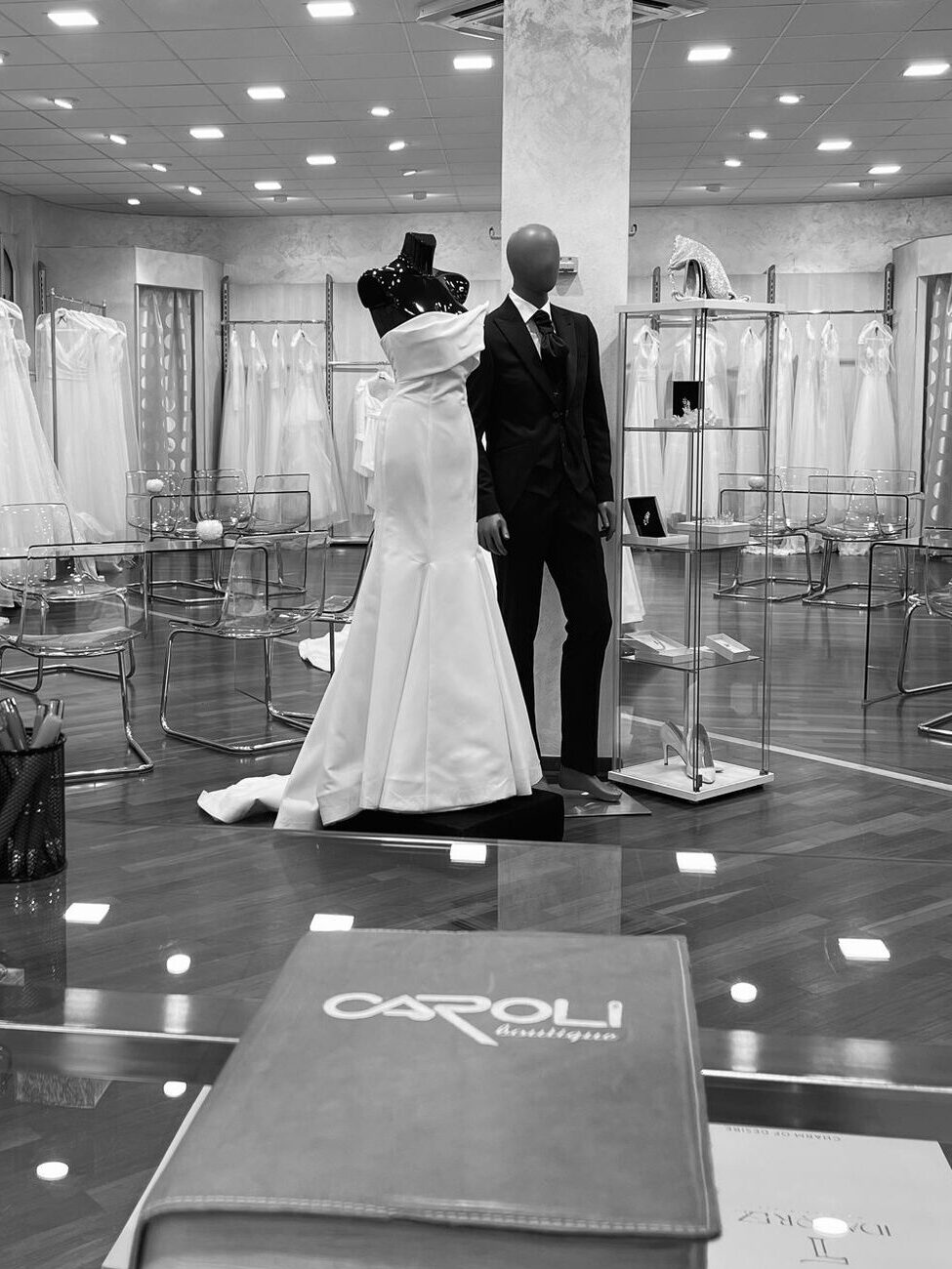 esposizione abiti da sposa 2024 negozio